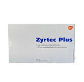 Zyrtec Plus 120Mg Tablets, 14 Count